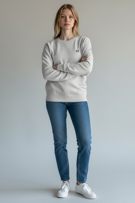 Grece Rich - Womens Organic Boxcut Sweatshirt